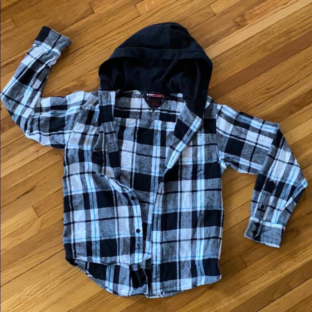 Tony Hawk Boys Flannel with Hood